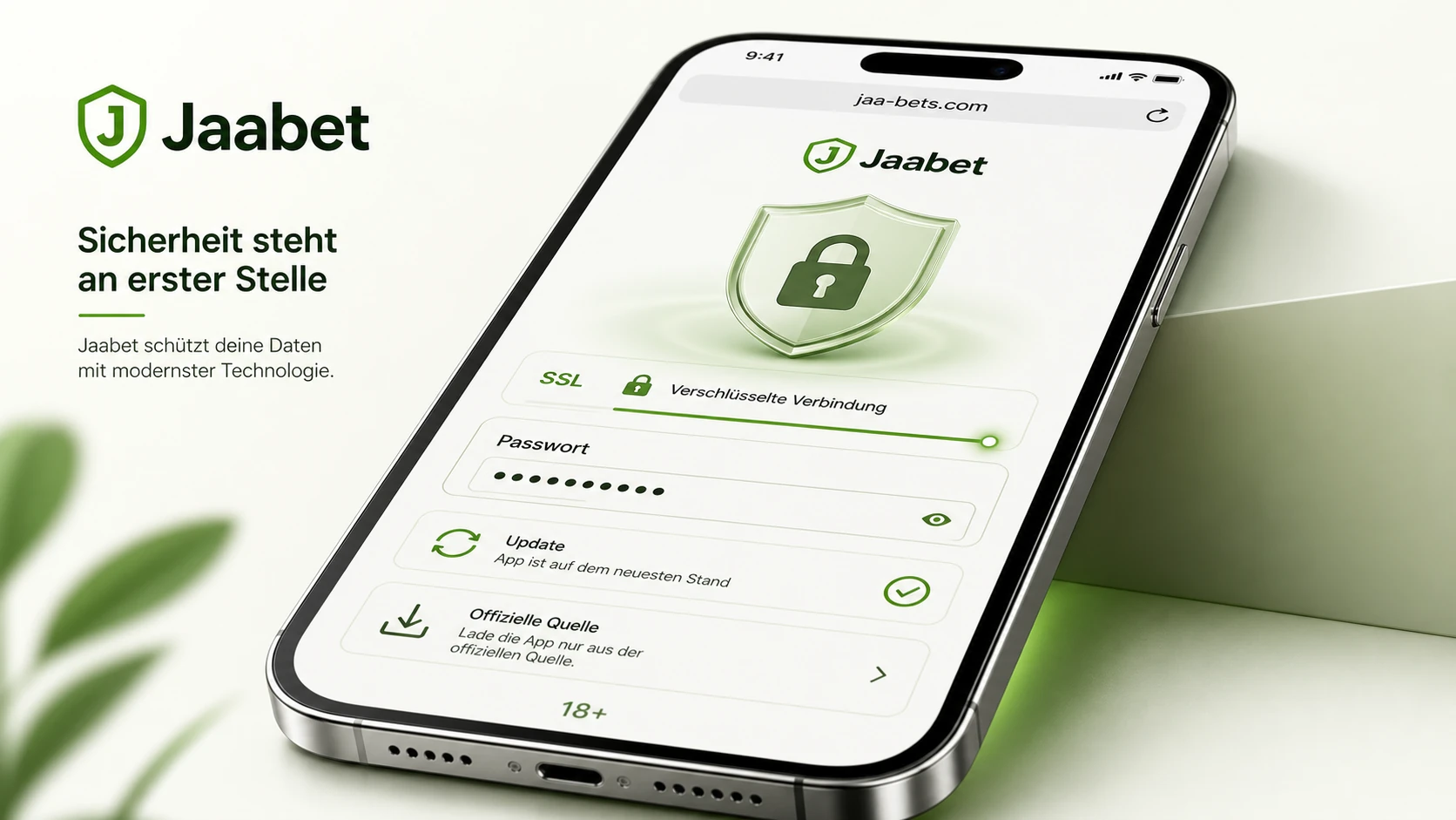 Sicherheit der Jaabet App
