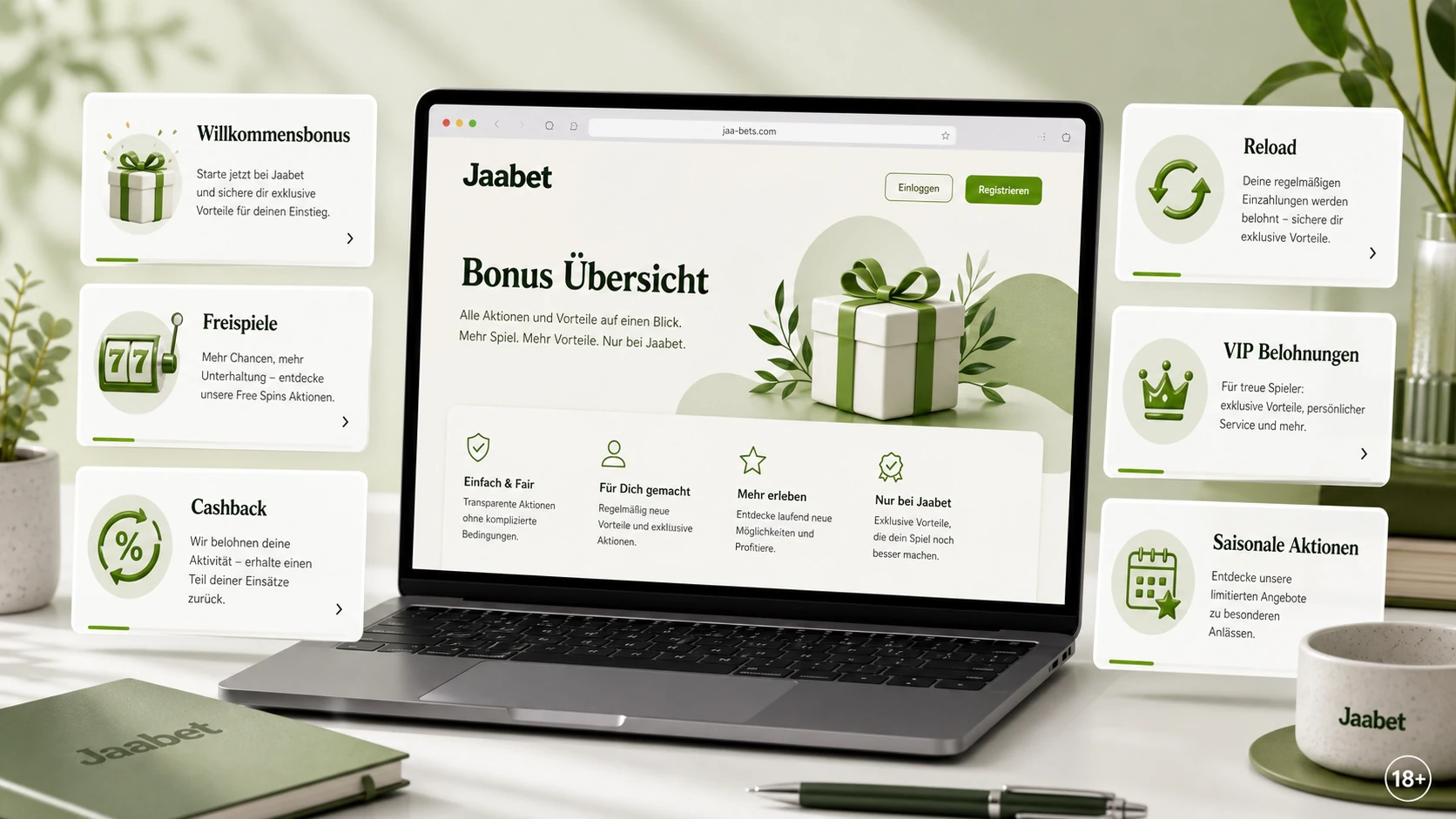 Welche Bonusangebote gibt es bei Jaabet?